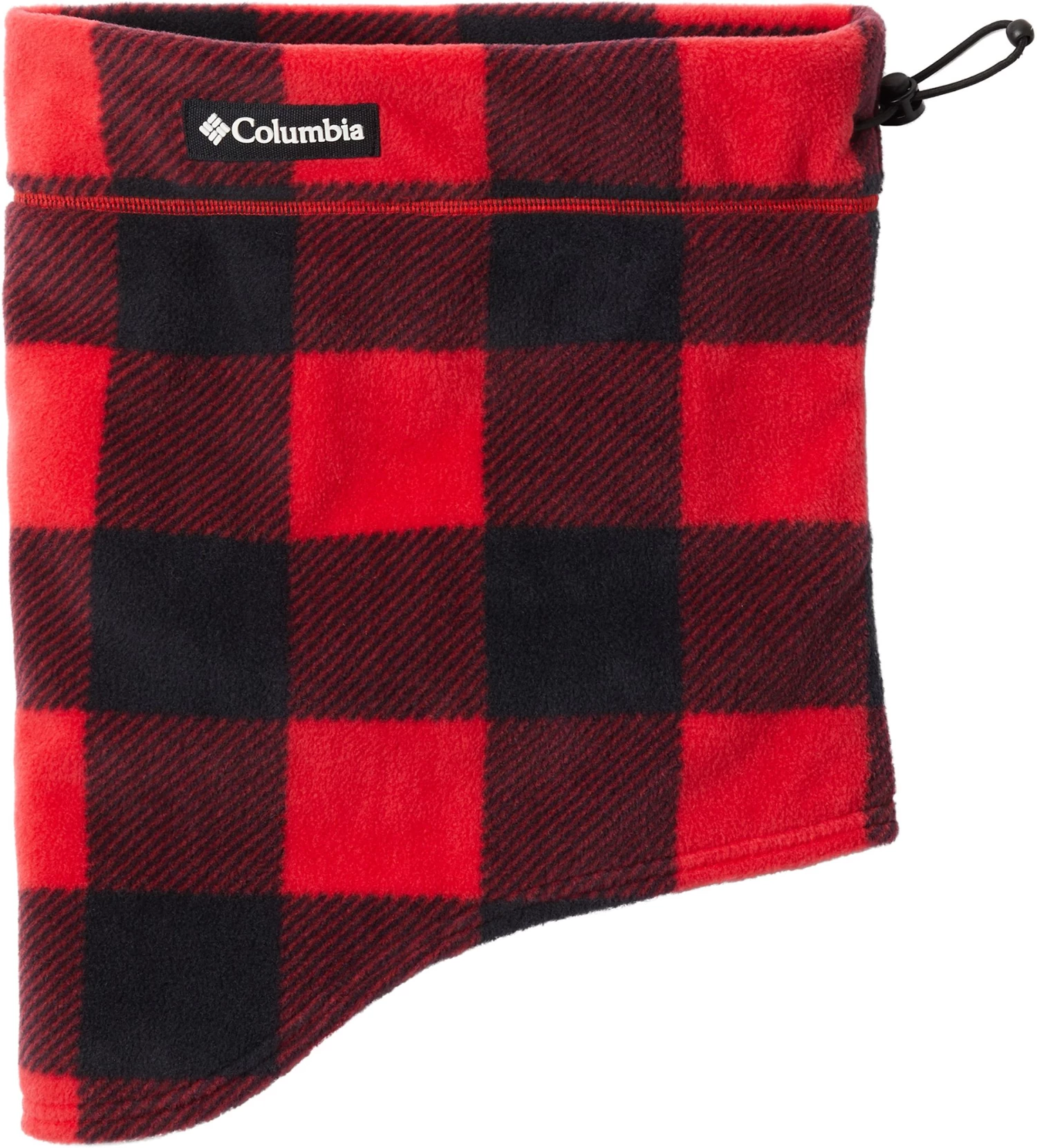 Columbia Adult CSC Fleece Gaiter For Men Mountain Red Check Print 2 Columbia Adult CSC Fleece Gaiter For Men Mountain Red Check Print