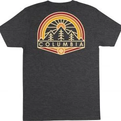 Columbia Men's Collection Graphic T-Shirt Charcoal Heather