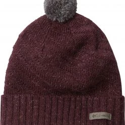 Columbia Men's Mighty Lite Beanie Black Cherry Heather