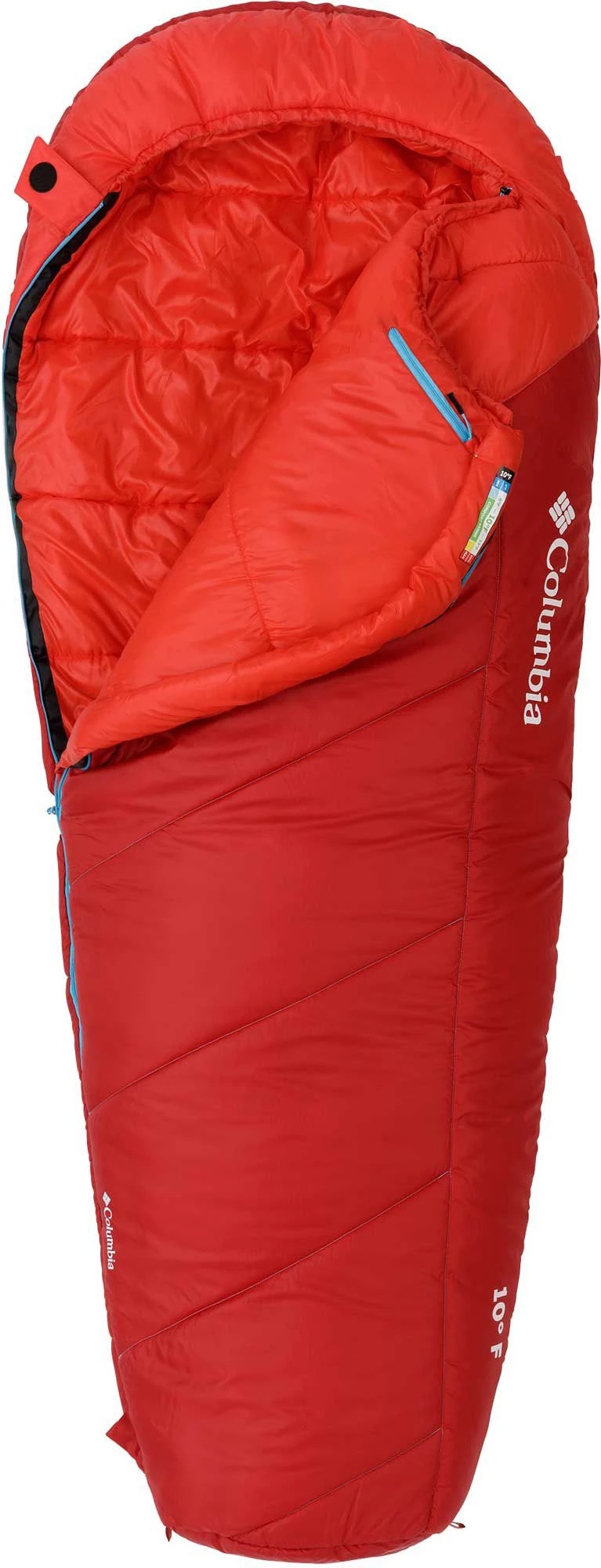 Columbia 10°F Mummy Sleeping Bag For Women Red/maroon 3 Columbia 10°F Mummy Sleeping Bag For Women Red/maroon - Image 2