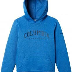 Columbia Boys' Trek Pullover Hoodie For Girls' Bright Indigo Heather