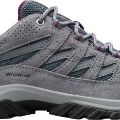 Columbia Women's Crestwood Waterproof Hiking Shoes Graphite/wild Iris