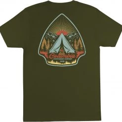 Columbia Men's Camper Graphic Short Sleeve T-Shirt Surplus Green
