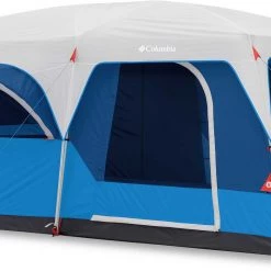 Columbia Mammoth Creek 10-Person Cabin Tent For Unisex Red/blue/grey