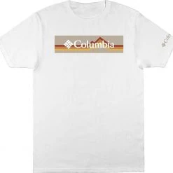 Columbia Men's Stripe Box Fill T-Shirt White