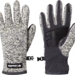 Columbia Women's Sweater Weather Fleece Gloves Black Heather