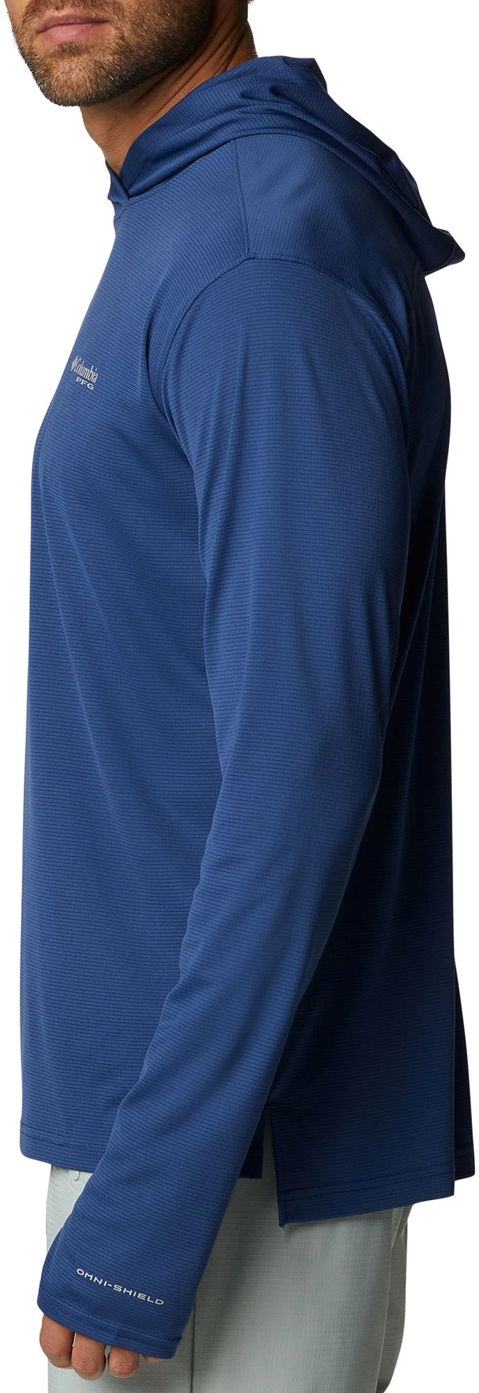 Columbia Men's Skiff Guide Knit Hoodie Carbon 5 Columbia Men's Skiff Guide Knit Hoodie Carbon - Image 3