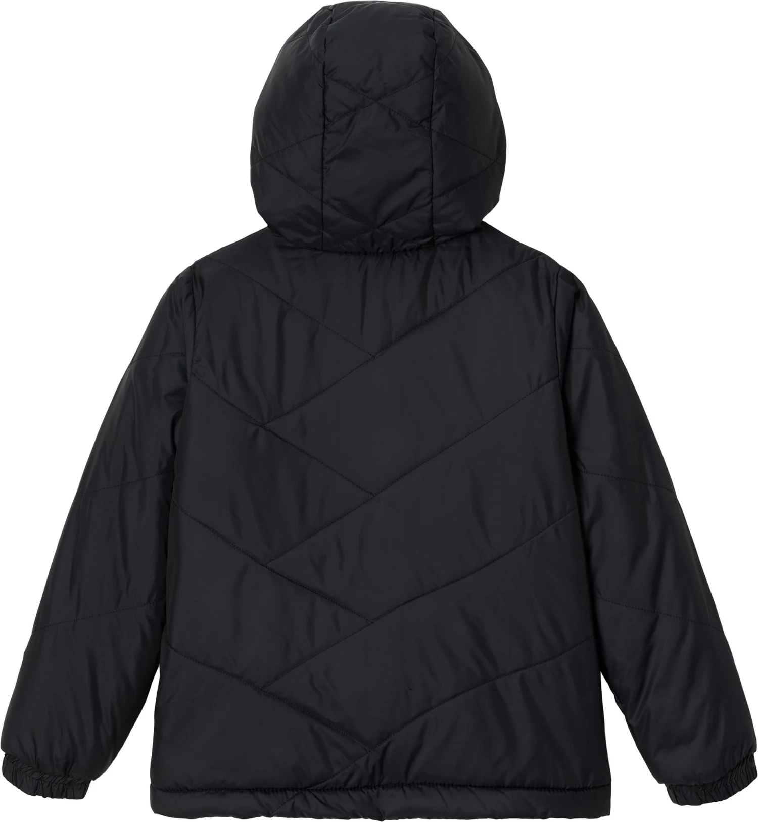 Columbia Girls' Big Fir Reversible Jacket Black/pink Orchid 6 Columbia Girls' Big Fir Reversible Jacket Black/pink Orchid - Image 4