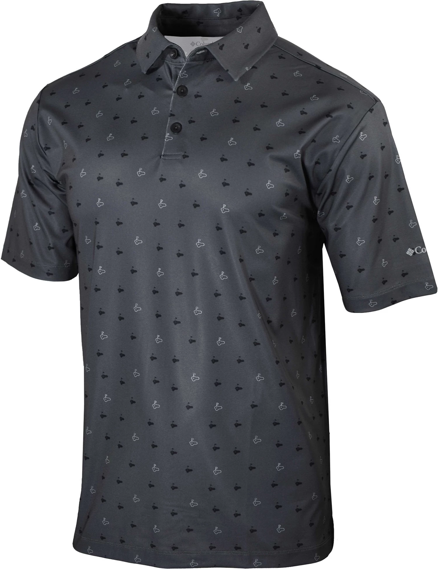 Columbia Men's Punch Out Golf Polo Sail 3 Columbia Men's Punch Out Golf Polo Sail