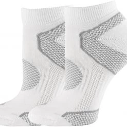 Columbia Walking Low Cut Socks - 2 Pack For Men White