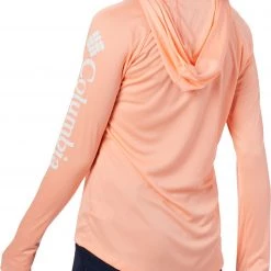 Columbia Women's PFG Tidal Tee Hoodie White/cirrus Grey Logo -Columbia Sales Store unnamed file 2535