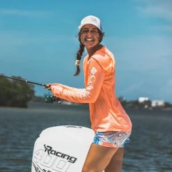 Columbia Women's PFG Tidal Tee Hoodie White/cirrus Grey Logo -Columbia Sales Store unnamed file 2537