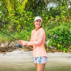 Columbia Women's PFG Tidal Tee Hoodie White/cirrus Grey Logo -Columbia Sales Store unnamed file 2538