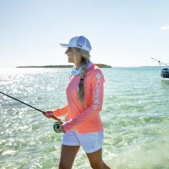 Columbia Women's PFG Tidal Tee Hoodie White/cirrus Grey Logo -Columbia Sales Store unnamed file 2539