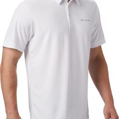 Columbia Men's Mist Trail Short Sleeve Polo White -Columbia Sales Store unnamed file 2559