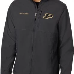 Columbia Men's Purdue Boilermakers Grey Ascender Jacket
