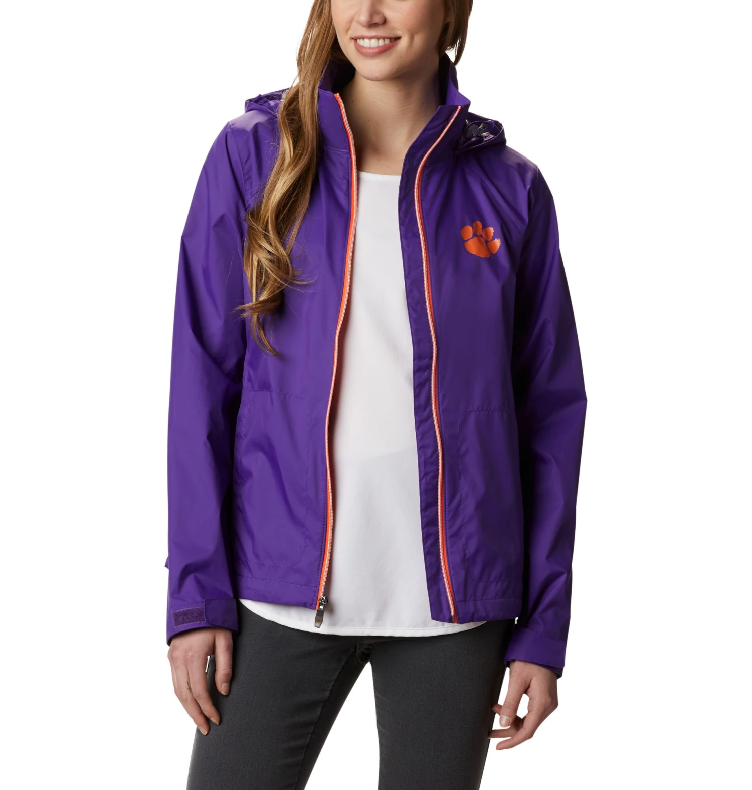 Columbia Women's Clemson Tigers Regalia Switchback Jacket 3 Columbia Women's Clemson Tigers Regalia Switchback Jacket