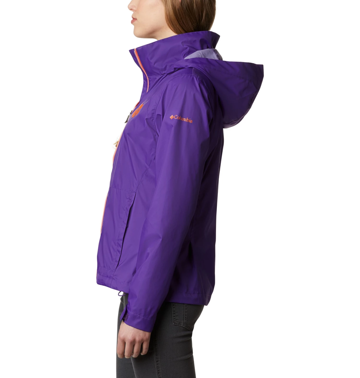 Columbia Women's Clemson Tigers Regalia Switchback Jacket 5 Columbia Women's Clemson Tigers Regalia Switchback Jacket - Image 3