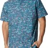 Columbia Men's Brentyn Trail II Short Sleeve Shirt Deep Marine Dtty Disguise -Columbia Sales Store unnamed file 2600