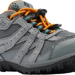 Columbia Kids' Redmond Waterproof Hiking Shoes For Girls' Black/flame