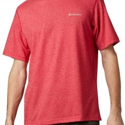 Columbia Men's Thistletown Park Crew T-Shirt - Big & Tall Mountain Red Heather