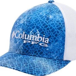 Columbia Men's Camo Mesh Ball Cap Hat Harbor Blue/realtree Mako