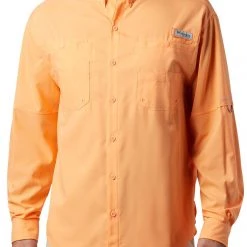 Columbia Men's Tamiami II Long Sleeve Shirt Laser Lemon