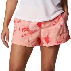 Columbia Women's Sandy River II Printed Shorts Slmn Tonal Sunburst Print