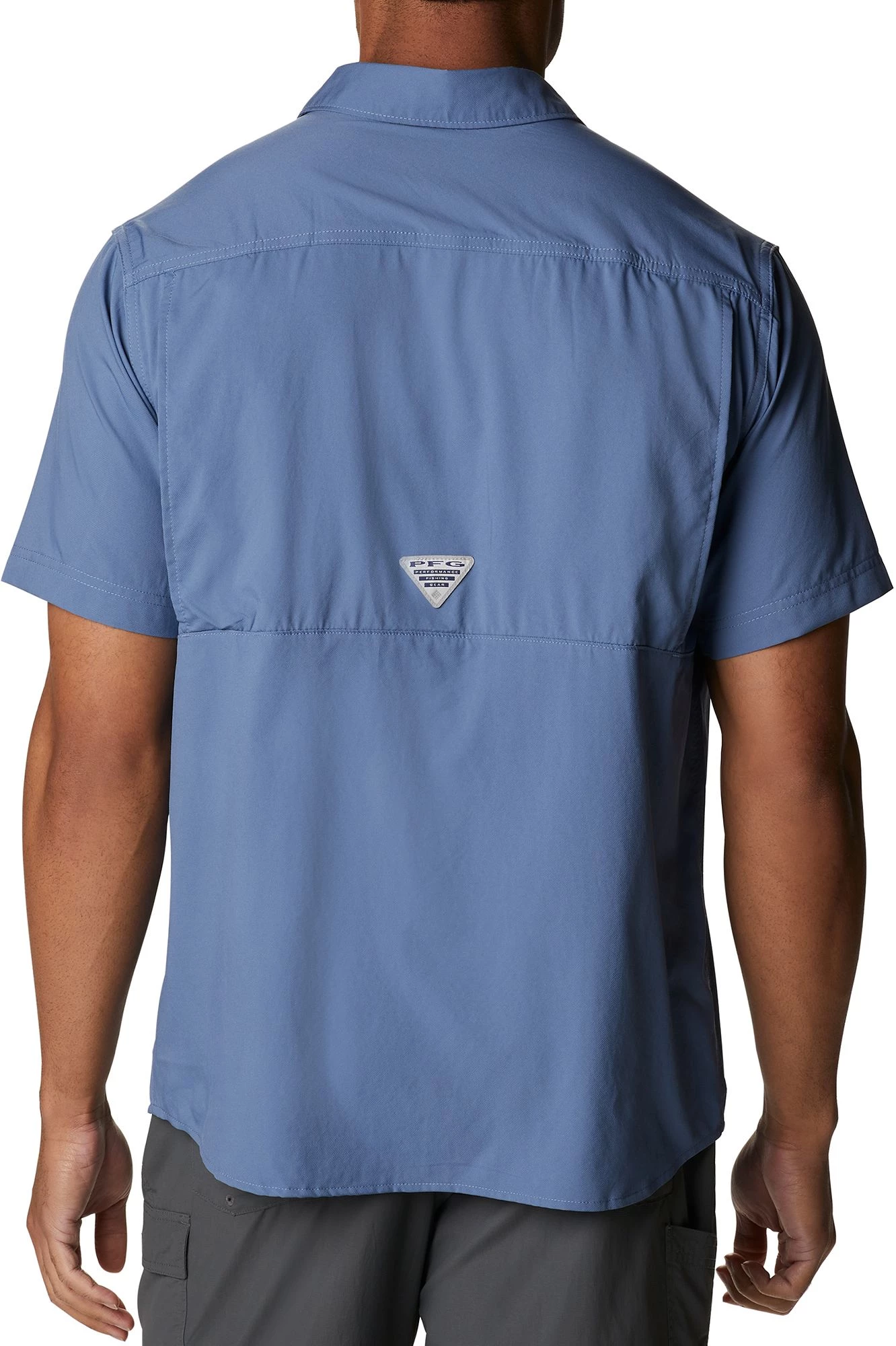 Columbia Men's Drift Guide Woven Short Sleeve Shirt Cool Green 4 Columbia Men's Drift Guide Woven Short Sleeve Shirt Cool Green - Image 2