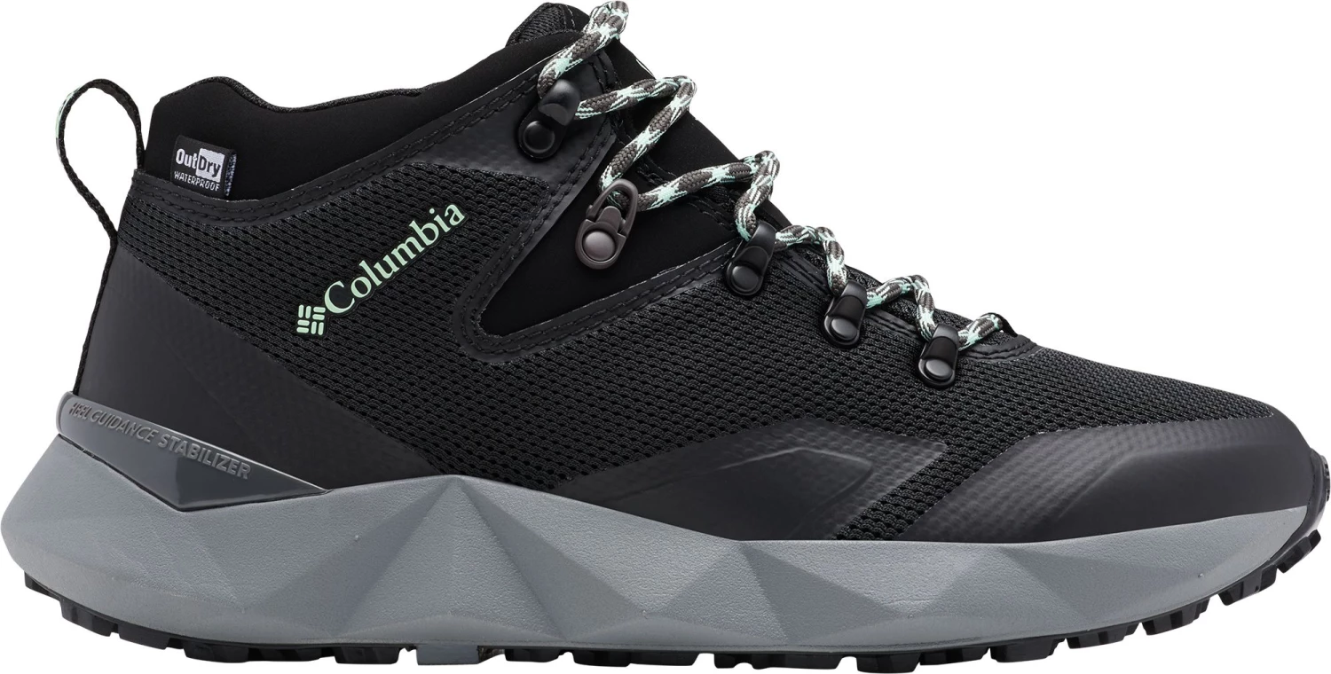 Columbia Women's Facet 60 OutDry Waterproof Hiking Shoes Black/vivid Mint 3 Columbia Women's Facet 60 OutDry Waterproof Hiking Shoes Black/vivid Mint
