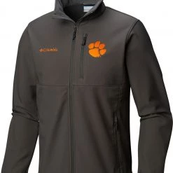 Columbia Men's Clemson Tigers Grey Ascender Jacket