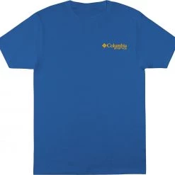 Columbia Men's PFG Forcast Graphic Short Sleeve T-Shirt Vivid Blue -Columbia Sales Store unnamed file 2701