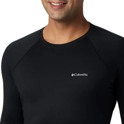 Columbia Men's Heavyweight Stretch Long Sleeve Shirt Black -Columbia Sales Store unnamed file 2717