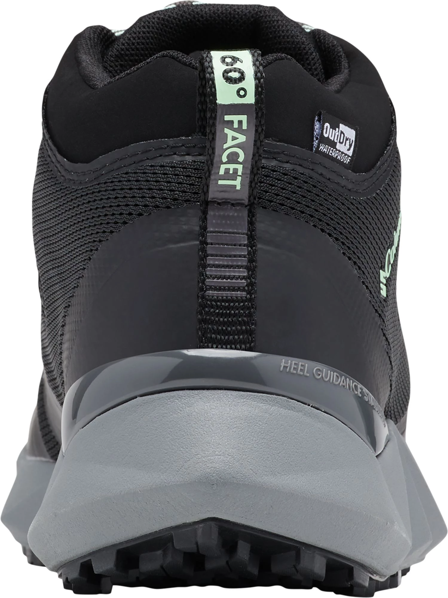 Columbia Women's Facet 60 OutDry Waterproof Hiking Shoes Black/vivid Mint 8 Columbia Women's Facet 60 OutDry Waterproof Hiking Shoes Black/vivid Mint - Image 6