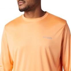 Columbia Men's Terminal Tackle PFG Long Sleeve Shirt Vivid Blue/marlin Camo -Columbia Sales Store unnamed file 2773