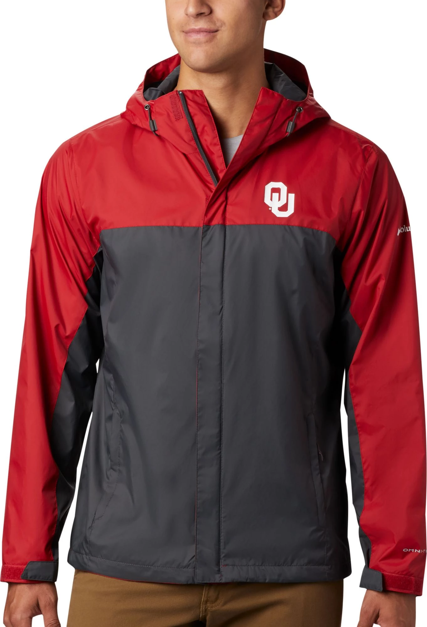 Columbia Men's Oklahoma Sooners Crimson Glennaker Storm Jacket 3 Columbia Men's Oklahoma Sooners Crimson Glennaker Storm Jacket