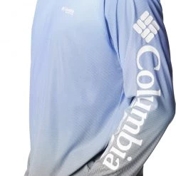 Columbia Men's Terminal Deflector Printed Long Sleeve Shirt Tanzanite Gradient -Columbia Sales Store unnamed file 2806