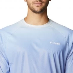 Columbia Men's Terminal Deflector Printed Long Sleeve Shirt Tanzanite Gradient -Columbia Sales Store unnamed file 2807