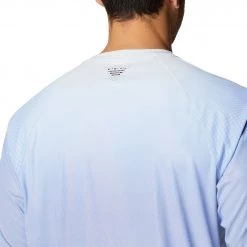 Columbia Men's Terminal Deflector Printed Long Sleeve Shirt Tanzanite Gradient -Columbia Sales Store unnamed file 2808