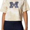 Columbia Women's Michigan Wolverines White Park Box Shirt -Columbia Sales Store unnamed file 2814