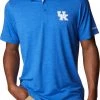 Columbia Men's Kentucky Wildcats Blue Tech Trail Polo -Columbia Sales Store unnamed file 2819