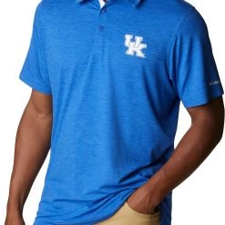 Columbia Men's Kentucky Wildcats Blue Tech Trail Polo -Columbia Sales Store unnamed file 2820