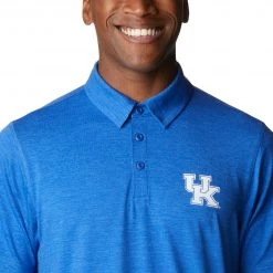 Columbia Men's Kentucky Wildcats Blue Tech Trail Polo -Columbia Sales Store unnamed file 2821