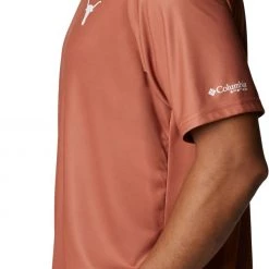Columbia Men's Texas Longhorns Orange Terminal Tackle Shirt -Columbia Sales Store unnamed file 2826