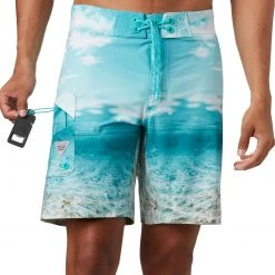 Columbia Men's PFG Offshore II Board Shorts Bright Aqua Inshore 8 Columbia Men's PFG Offshore II Board Shorts Bright Aqua Inshore -Columbia Sales Store unnamed file 2832