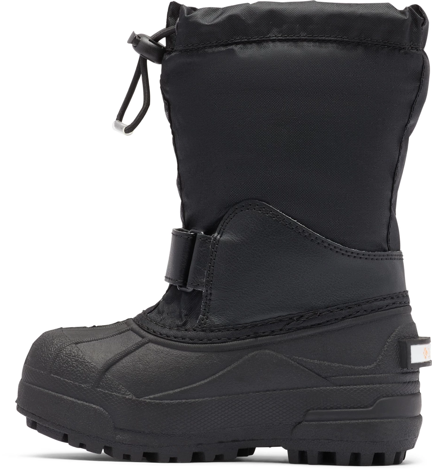 Columbia Little Kids' Powderbug Forty Winter Boots For Boys' Black/orange 5 Columbia Little Kids' Powderbug Forty Winter Boots For Boys' Black/orange - Image 3