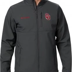 Columbia Men's Oklahoma Sooners Grey Ascender Jacket