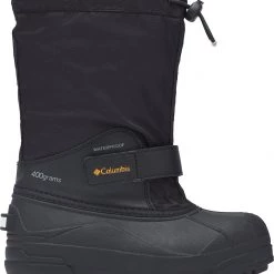 Columbia Big Kids' Powderbug Forty Winter Boots For Girls' Black/orange