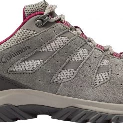 Columbia Women's Redmond III Waterproof Hiking Shoes Titanium/red/black