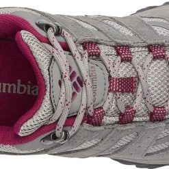 Columbia Women's Redmond III Waterproof Hiking Shoes Titanium/red/black -Columbia Sales Store unnamed file 2893